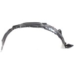Front Fender Liner for Toyota Land Cruiser 2008-2010, Right (Passenger) Side, Plastic, Vacuum Form, Rear Section, Suitable up to April 2010, Replacement