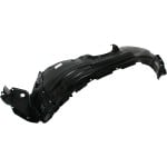 Front Fender Liner for Toyota Highlander 2008-2010, Left (Driver), Plastic, Vacuum Form, Without Towing Package, Excluding Hybrid Model, Replacement