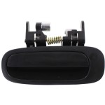 Rear Exterior Door Handle for Toyota Corolla/Chevrolet Prizm 1998-2002, Left (Driver), Textured Black Finish, Replacement