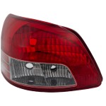 Tail Light for Toyota Yaris 2007-2011, Left (Driver), with Lens and Housing, Fits S Model 2007-2009/Base Model 2010-2011, with Sports Package, Sedan, Replacement