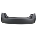 Rear Bumper Cover for Toyota Prius V 2012-2018, Primed (Ready to Paint), without Lower Molding, Replacement (CAPA Certified)
