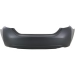 Rear Bumper Cover for Toyota Corolla 2014-2019, Upper Section Primed (Ready to Paint), Lower Section Textured, Replacement