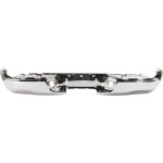 Step Bumper Face Bar for 2005-2015 Toyota Tacoma, Chrome, without Pad, with Pad Provision, without Mounting Bracket, without Sensor Holes, Suitable for SR5 Package, Fleetside, Replacement