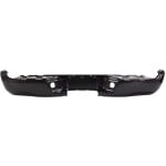 Step Bumper Face Bar for Toyota Tacoma 2005-2015, Without Pad, With Pad Provision, Without Mounting Bracket, Powdercoated Black, Excluding SR5 Package, Fleetside, Replacement