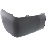 Rear Bumper End Right (Passenger) Extension Cover for Toyota Tundra 2014-2021, Textured Plastic/Resin Type, w/o Park Assist Sensor Holes, Replacement (CAPA Certified)