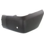 Rear Bumper End Cover Extension for Toyota Tundra 2014-2021, Left (Driver) Side, Textured, Plastic/Resin Type, with Park Assist Sensor Holes, Replacement