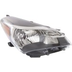 Headlight for Toyota Yaris 2015-2017 Right (Passenger), with Lens and Housing, Multi-Reflector Type, for CE/LE Models, Replacement