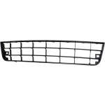 Front Bumper Grille for Volkswagen Rabbit 2006-2009, Textured Black, Bar Type, Replacement