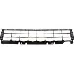 Front Bumper Grille for Volkswagen Beetle 2012-2016, Center Position, Black with Chrome Molding, Convertible/Hatchback, From June 2011, Replacement