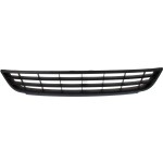Front Bumper Grille for Volkswagen Jetta 2011-2014, Textured Black, Excludes GLI and Hybrid Models, Sedan, Replacement