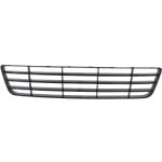 Front Bumper Grille for Volkswagen Golf Hatchback 2012-2013, Center, Lower Position, Plastic, R Model, Replacement