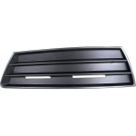 Fog Light Cover for Volkswagen CC 2009-2012/Passat CC 2009-2010, Left (Driver) Side, Textured Black, Replacement