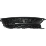Fog Light Cover for Volkswagen Passat 2012-2015, Right (Passenger), Lower Outer, Textured Dark Gray, USA Built, Replacement
