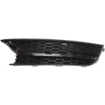 Fog Light Cover for Volkswagen Passat 2012-2015, Left (Driver) Lower Outer, Textured Dark Gray, USA Built, Replacement