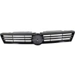 Grille for Volkswagen Jetta Sedan 2011-2014, Chrome Shell with Painted Black Insert (Excluding GLI/Hybrid Model), Replacement
