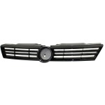 Grille for Volkswagen Jetta 2011-2014 Sedan, Black Shell and Insert, Excludes GLI and Hybrid Model, Replacement