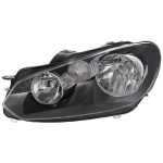 Headlight Assembly for Volkswagen Jetta Wagon 2010-2014, Left (Driver) Side, Halogen, Replacement