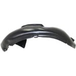 Front Fender Liner for Volkswagen Golf/GTI 2010-2014, Left (Driver) Side, Plastic, Vacuum Form, Rear Section, Hatchback Replacement