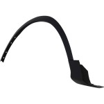 Front Wheel Opening Molding for Ford Escape 2013-2016, Left (Driver), OE Style, Textured Black, without Parallel Park Assist Sensor Holes, Replacement