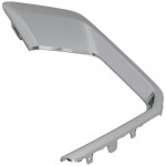 Front Fog Light Molding for GMC Yukon/Yukon XL Denali Model 2021-2023, Right (Passenger), Chrome with Silver Trim, Replacement