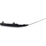 Front Bumper Grille Molding for Honda CR-V 2020-2022, Left (Driver), Painted Black with Chrome Molding, FITS EX/EX-L/LX/Special Edition/Sport/Hybrid (2020-2021) Models, Replacement