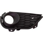 Front Fog Light Molding for 2019-2022 Honda Pilot, Black, Right (Passenger), Compatible with Black Edition/Elite/Touring/TrailSport Models, with Parking Aid Sensor Holes, Replacement