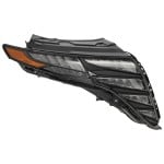 Driving Light Assembly for Hyundai Tucson 2022-2023, Right (Passenger) Side, Daytime Running LED Light with Black Trim, Fits SE/SEL Models, USA Built Vehicle, Replacement