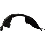 Front Fender Liner for Hyundai Sonata 2018-2019, Left (Driver), Polypropylene+Polyethylene, Injection Form, Excludes Hybrid Model, with Chrome, Replacement