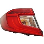 2018 - 2022 Honda Accord Tail Light Rear Lamp - Left (Driver) (CAPA Certified)