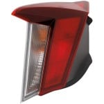 Tail Light Assembly for Hyundai Elantra 2021-2023, Left (Driver), Outer, Halogen, Sedan, Korea Built Vehicle, Replacement