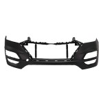 Upper Front Bumper Cover for Hyundai Tucson 2019-2021, Primed (Ready to Paint), Replacement