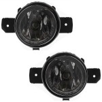 Fog Light Assembly for Nissan Altima (2013-2018)/Rogue (2010-2016)/Sentra (2004-2019)/Versa (2012-2019), Halogen, Clear Lens, Right (Passenger) and Left (Driver), Replacement
