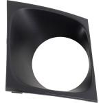 Front Fog Light Molding for 2017-2022 Jeep Grand Cherokee, Right (Passenger)=Left (Driver), Black, Fit Laredo, Overland, Limited (excluding Limited X Package), Trailhawk Models, Replacement