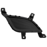 Fog Light Cover for Kia Forte 2017-2018, Left (Driver) Side, without Fog Light Holes, Replacement