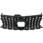 Grille for Lexus IS200T/IS300/IS350 2017-2020, Painted Gray Shell and Insert, Suitable with F Sport Package, Replacement
