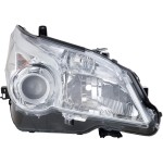 Headlight for Lexus GX460 2010-2013, Right (Passenger) Side, Lens and Housing, Halogen, Replacement