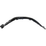 Front Fender Liner for Lexus NX200T/NX300H 2015-2017, Left (Driver), Rear Section, Plastic, Thermo Form, w/Extension Sheet, Replacement
