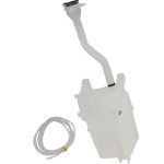 Washer Reservoir for Lexus RX350/RX350L/RX450HL 2016-2019, with Inlet, Cap, Pump and Sensor, without Headlight Washer Holes, for Japan Built Vehicle, Replacement