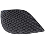 Front Bumper Grille, Left (Driver) for Mercedes-Benz C300 2019-2023, Outer Textured Black, without AMG Package & Active Park Assist Sensor Holes, Coupe/Convertible/(2019-2021 Sedan), Replacement