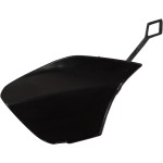 Front Bumper Tow Hook Cover for Mercedes-Benz GLK-Class (2013-2015), Right (Passenger), Primed (Ready to Paint), with AMG Package, Replacement