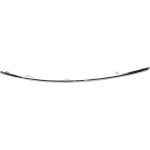 Front Bumper Grille Molding for Mercedes-Benz E350/E400 2014-2016, Right (Passenger) Side, Outer, Chrome, Sedan/Wagon, with Insert, without AMG Package, Replacement