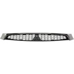 Grille for Mitsubishi Lancer 2016-2017, Texture Black Insert with Chrome Molding, Replacement