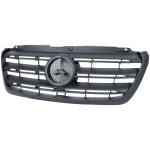 Black Shell Grille with Gray Insert for Mercedes-Benz Sprinter Cargo, 2019-2022, Replacement