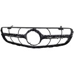 Textured Black Shell and Insert Grille for 2017-2019 Mercedes-Benz GLC300/GLC43 AMG Coupe, GLC43 AMG SUV, without Camera Hole, Replacement