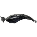 Front Splash Shield for Mercedes-Benz C-Class 2015-2021, Right (Passenger), Front Section, Excluding C63 AMG Model, Sedan, Polypropylene, Injection Form, Replacement