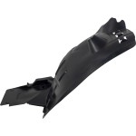 Front Fender Liner for Mercedes-Benz C-Class 2015-2017, Right (Passenger), Rear Section, Excludes C63 AMG Model, Fits Convertible/Coupe 2017, Sedan, Replacement