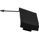 Rear Bumper Tow Hook Cover for Mercedes-Benz GLC300 (2016-2022), GLC43 AMG (2017-2022) with AMG Styling Package, Replacement