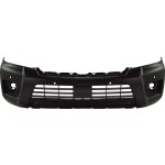 Front Bumper Cover for Nissan Armada, Model Years 2017-2020, Primed (Ready to Paint), Replacement