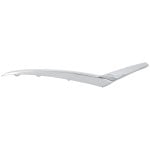 Front Bumper Molding for Nissan Kicks 2021-2023, Left (Driver) Side, Chrome, S/SV Models, Replacement