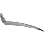 Front Bumper Molding for Nissan Kicks 2021-2023, Right (Passenger), Chrome Painted Smoke Black, SR Model, Replacement